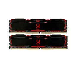 Модуль пам'ятi DDR4 2x8GB/2666 Goodram Iridium X Black (IR-X2666D464L16S/16GDC)