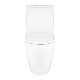 Унітаз підлоговий Qtap Grand Ultra Quiet безобідковий з сидінням Soft-close White QT26228301W, Білий - мініатюра 3