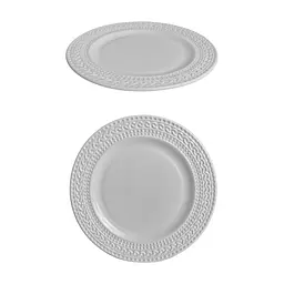 Тарелка Vittora Ethno Blanco десертная 190 мм (V-190ET)