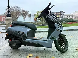 Електроскутер Двомісний Crosser CR22 (2500W, 72V/35Ah) Голубий - мініатюра 5