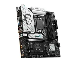 MSI Материнська плата B760M GAMING PLUS WIFI s1700 B760 4xDDR5 HDMI DP WiFi BT mATX - мініатюра 2