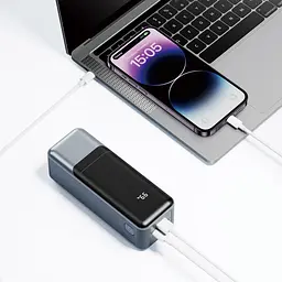 Зовнішній акумулятор Wiwu Wi-P010 Large Capacity Tank Series 27000mAh 145W Grey [133062] - мініатюра 9