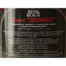 Сироп Red&Black Абрикос 0.7 л - мініатюра 6