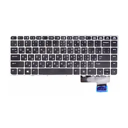 Клавіатура ноутбука HP EliteBook Folio 9470/9480M чорна/чорна (KB310784)