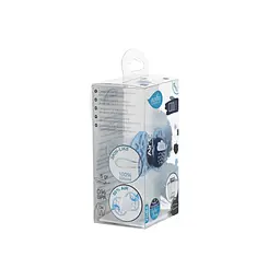 Пустушка Nuvita 7085 Air55 Cool симетрична 6m+ LOVE блакитно-синя NV7085CB - мініатюра 4