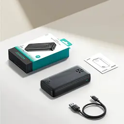 УМБ Joyroom 20000mAh 22,5W PD,QC3.0, 2xUSB-A, USB-C In/Out Black - мініатюра 5
