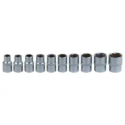 Набір насадок Sigma шестигранних 1/2" на планці 10 шт CrV (6003681) - мініатюра 3