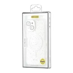 Чохол Splatter with MagSafe iPhone 15 White - мініатюра 2