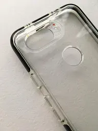 Протиударний прозорий чохол GEAR4 Piccadilly D3O з антимікробним покриттям для Google Pixel 3a (5.6") Black + Transparent - мініатюра 3