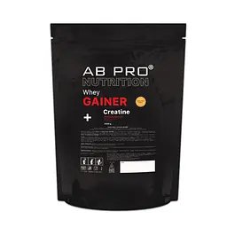 Гейнер Whey + Creatine Gainer, 2 кг Шоколад AB Pro fit0016963