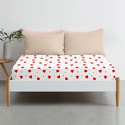 Простирадло на резинці Cosas Ruby Hearts 200х220х20 см (RubyHearts_200x220x20) - мініатюра 3
