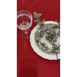 Скатертина Ecotton Duck водовідштовхувальна 170х200 см Red (25330) - мініатюра 6