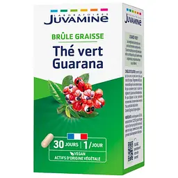 Зелений чай + Гуарана Juvamine Тонус 30 капсул