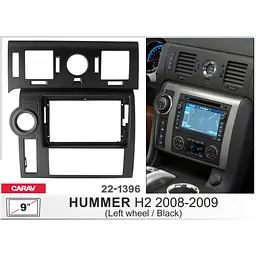 Перехідна рамка Hummer H2 Carav 22-1396 - мініатюра 4