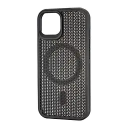 Чохол Silicone Cooling Сase with MagSafe iPhone 15 Black