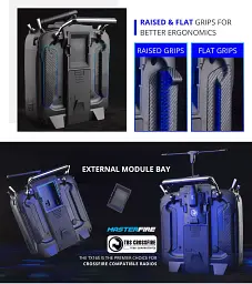 Пульт дистанційного керування RadioMaster TX16S MKII ELRS M2 16-канальний передавач для БПЛА систем FPV Black (18772) - мініатюра 7