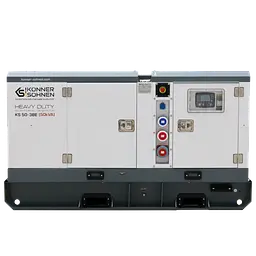 Генератор дизельний Konner&Sohnen KS 50-3BE, 230/400В, 50/45кВА, 3 фази, електростартер, ATS, передстартовий підігрів, IP54, двигун Baudouin, 866кг