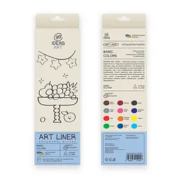 Набір кольорових лінерів, 12 кол.,12 set Basic colors, 99IDEAS - мініатюра 2