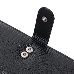 Лакований шкіряний гаманець з блоком для кредитних карток ST Leather 22683 чорний - мініатюра 9