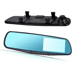 Відеореєстратор-дзеркало автомобільний Vehicle Blackbox DVR 1433 (av010) - мініатюра 2