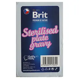 Вологий корм для стерилізованих котів Brit Premium Delicate Fillets in Gravy Family Plate Sterilised Сімейна тарілка в соусі 1020 г (12 x 85 г) - мініатюра 2