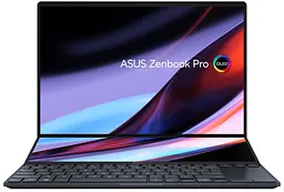 Ноутбук ASUS Zenbook Pro 14 Duo UX8402VV-P1046 14.5' 2.8K OLED, Intel i9-13900H, 32GB, F2TB, NVD4060-8, NoOS, Чорний (90NB1172-M002V0)