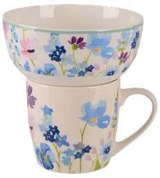Набір для сніданку Flowers Blue, 2 предмети LIMITED EDITION kuh0016222