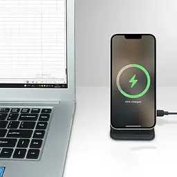 Підставка для телефону STAND JD-S69 з БЗП 15W Black - мініатюра 4