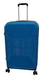 Валіза велика Worldline Airtex 291 поліпропілен L Синій - мініатюра 2