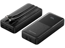 Зовнішній акумулятор (Power Bank) Vention 20000mAh 22.5W Black (FHPB0) - мініатюра 2