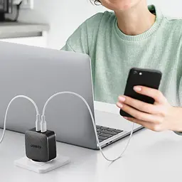 Зарядний пристрій Ugreen CD216 PD Fast Charger чорний (70867) - мініатюра 4