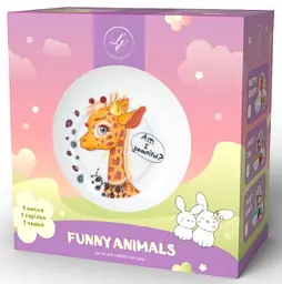 Дитячий набір PRETTY GIRAFFE 3 предмета LIMITED EDITION kuh0016298 - мініатюра 4