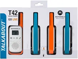 Рація Motorola TALKABOUT T42 Quad Pack (B4P00811MDKMAQ) [76637] - мініатюра 3