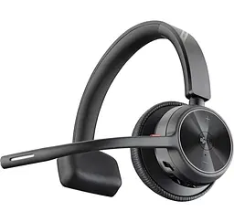 Гарнітура Poly комп'ютерна моно On-ear Voyager 4310-M з адаптером BT700 USB-A Bluetooth всеспрямований Microsoft Teams чорний (77Y91AA)
