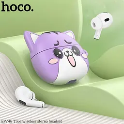 Навушники Hoco EW48 TWS | BT5.3, 30/300mAh, 4h | purple cat - мініатюра 3