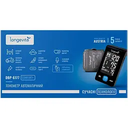 Автоматичний тонометр Longevita Comfort+ DBP-6177  - мініатюра 8