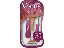 Бритва одноразова VENUS 3леза 3шт для гоління Smooth Miami