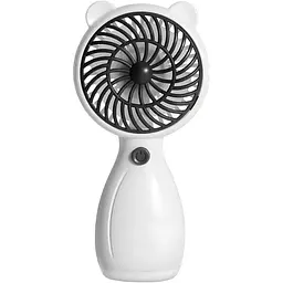 Портативний ручний вентилятор Handy Mini Fan JX-998 на акумуляторі з ручкою міні ветродуйка 2,5Вт Білий