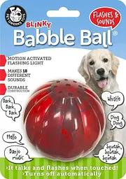 Інтерактивна іграшка-м'яч для собак Pet Qwerks Blinky Babble Ball