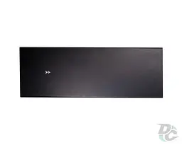 Блок врізний DC на 2 розетки + 2USB + телефонний + мережевий роз'єм з висувною кришкою (чорний) - мініатюра 2
