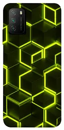 Чохол Demsky Neon hexagon для Xiaomi Poco M3