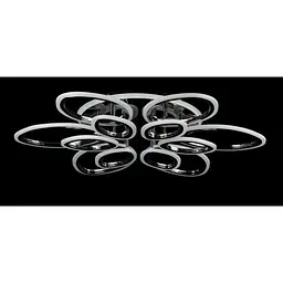 Стельова LED люстра з димерним пультом і підсвічуванням Splendid-Ray 30-3979-45