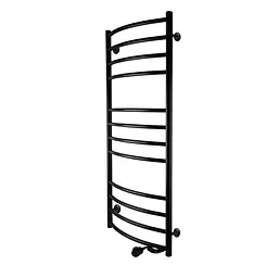 Рушникосушарка UNIO LDE ER 1200-500-12 BLK Драбинка Дуга Еліт чорна (21555) - мініатюра 3