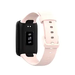 Силіконовий ремінець Tamister для Xiaomi Mi Smart Band 7 Pro Pale pink - мініатюра 2