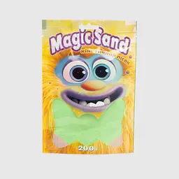 Кінетичний пісок Strateg Magic sand в пакеті 39401-2 Зелений (4823113865016)