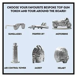 Настільна гра Top Gun Monopoly Winning Moves UK - мініатюра 9