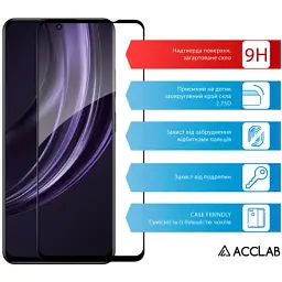 Скло захисне ACCLAB Full Glue Realme 13 5G Black (1283126607622) - мініатюра 3