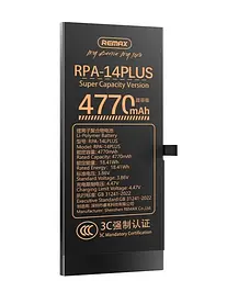 Акумулятор Remax RPA-14 4770mAh Iphone 14 Plus battery - мініатюра 2