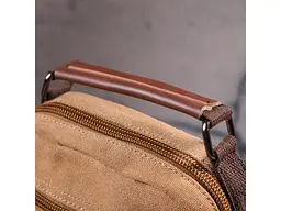 Невелика чоловіча сумка із щільного текстилю 21х24х9 см Vintage 21х24х9 см sum0021421 - мініатюра 9