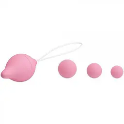 Набір вагінальних тренажерів Кегеля Sexual Exercise, Pink - мініатюра 3